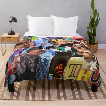 Young Главорез | Fits the Greatest Колаж, покривки, Декоративни диванные одеяло, покривка за дивана, одинарное одеяло